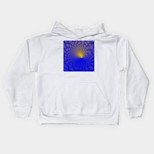 Electric blue Kids Hoodie